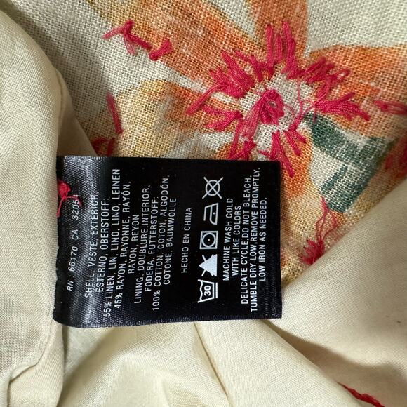 Anthropologie Meadow Rue Floral Skirt- Size 12 - Picture 6 of 10